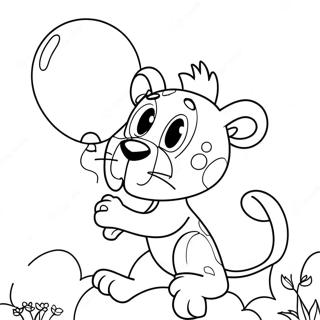 Pantera Rosa Pagine da Colorare