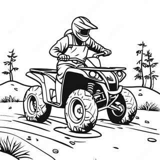 Atv Nel Sentiero Fangoso Da Colorare 118297 53401