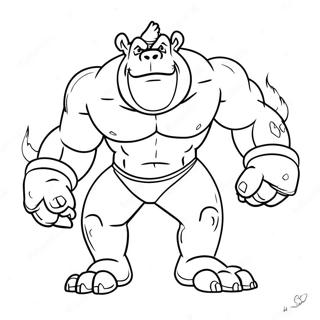 Pagina Da Colorare Della Furia Primordiale Di Winston 118400-53485