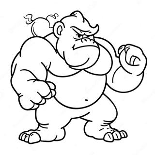 Pagina Da Colorare Della Furia Primordiale Di Winston 118400-53486