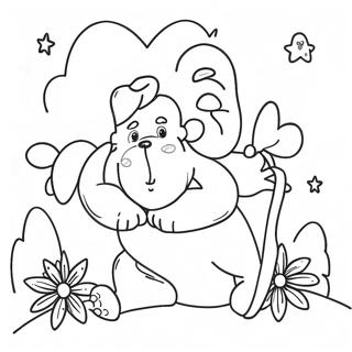 Pagina Da Colorare Di Un Carino Biglietto Per La Festa Del Papa 118422 53495