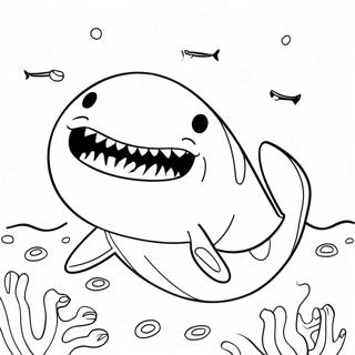 Bocca Pagine da Colorare