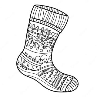Calzini Pagine da Colorare