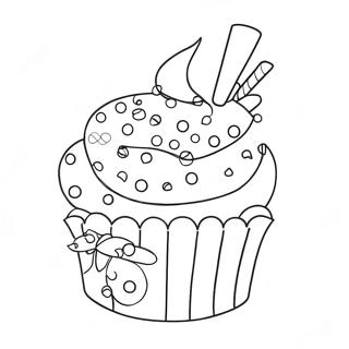 Cupcake Pagine Da Colorare