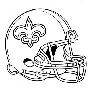 Pagina Da Colorare Dei New Orleans Saints 119011-54064