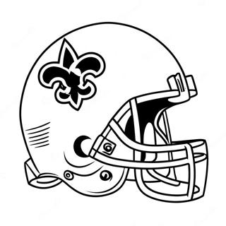Pagina Da Colorare Del Logo Dei New Orleans Saints 119012-54067