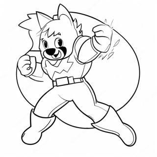 Disegno Da Colorare Di Un Fulmine Dinamico 119323 54318