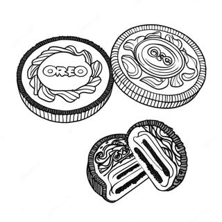 Oreo Pagine Da Colorare