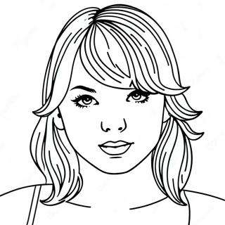 Disegno Da Colorare Dellalbum Di Taylor Swift 119886-54747