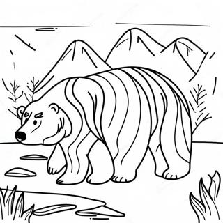 Orso Grizzly Pagine Da Colorare