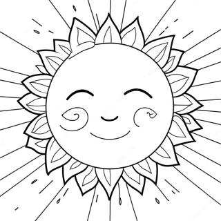 Pagina Da Colorare Del Sole Radioso 120351-55117