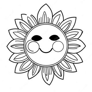 Pagina Da Colorare Del Sole Radioso 120351-55119