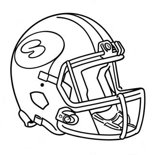 Caschi Nfl Pagine da Colorare