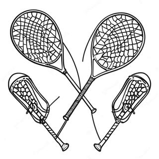 Lacrosse Pagine Da Colorare