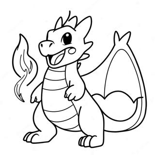 Charizard Che Sputa Fuoco Disegno Da Colorare 12081 279