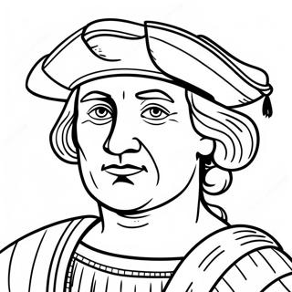 Cristoforo Colombo Pagine da Colorare