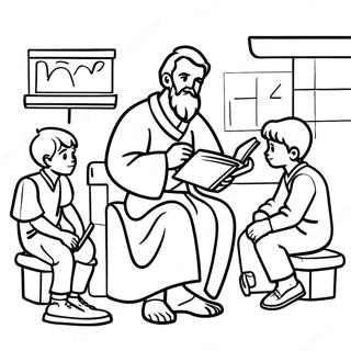 Apostolo Paolo Pagine da Colorare