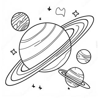 Saturno Pagine da Colorare