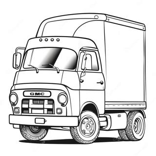 Camion Gmc Pagine da Colorare