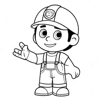 Pagina Da Colorare Di Handy Manny 121425-56114