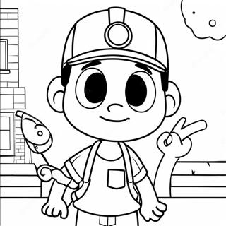 Pagina Da Colorare Di Handy Manny 121425-56115