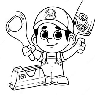 Pagina Da Colorare Di Handy Manny Con Gli Attrezzi 121426-56119