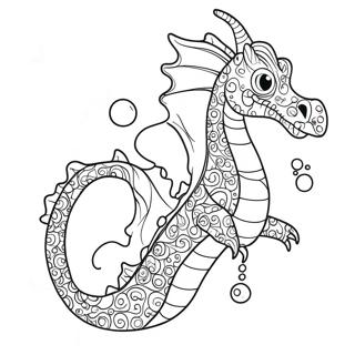 Drago Marino Pagine da Colorare
