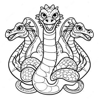 Pagina Da Colorare Idra Mitologica 121581-56242