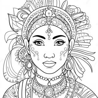 Pagina Da Colorare Delle Culture Mondiali Diverse 121838 56448