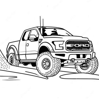 Pagina Da Colorare Di Ford Raptor In Azione 121937-56519