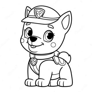 Pagina Da Colorare Di Paw Patrol Per San Valentino 122039-56595