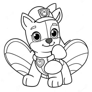 Pagina Da Colorare Di Paw Patrol Per San Valentino 122039-56596