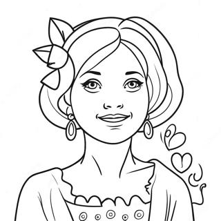 Disegno Da Colorare Della Zia Piu Dolce Di Sempre 122324 56878