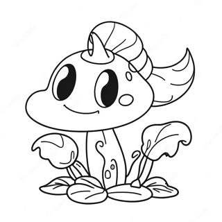 Pagina Da Colorare Della Felice Pianta Piranha 122633 57121