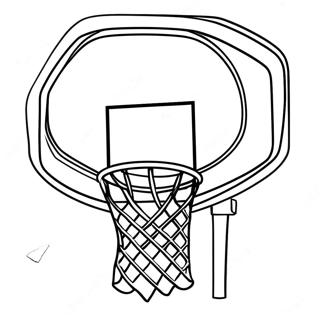 Canestro Da Basket Pagine Da Colorare