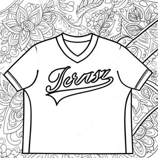Pagina Da Colorare Del Design Della Maglia Colorata 122890-57314