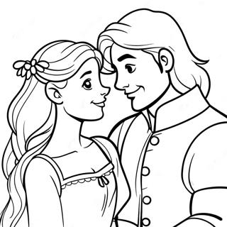 Rapunzel E Flynn Pagine Da Colorare