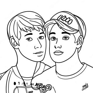 Pagina Da Colorare Di Sam E Colby Avventurosi 123301-57635