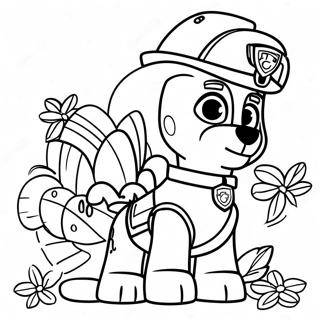 Paw Patrol Giorno Del Ringraziamento Pagine Da Colorare