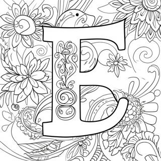 Pagina Da Colorare Della Lettera F Divertente 123405-57717