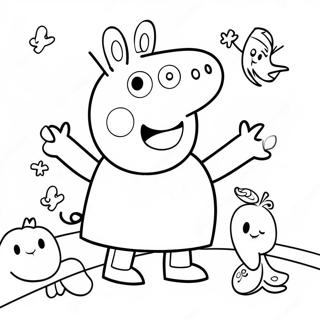 Pagina Da Colorare Di Peppa Pig Per Halloween 123532-57812