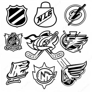 Pagina Da Colorare Dei Loghi Delle Squadre Nhl Colorati 123637-57893