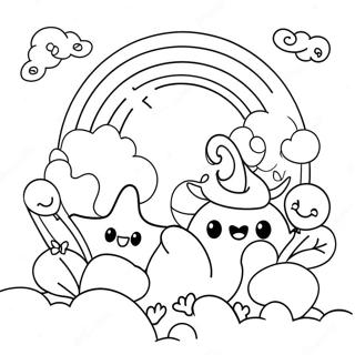 Pagina Da Colorare Degli Amici Arcobaleno Lookies Felici 123664-57918