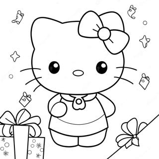 Buon Natale Hello Kitty Pagine Da Colorare