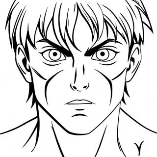 Pagina Da Colorare Di Eren Yeager Che Si Trasforma 124151 58308