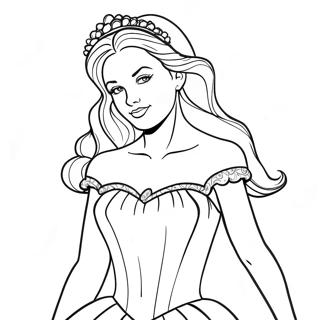 Pagina Da Colorare Di Daphne In Un Bellissimo Vestito 124871 58947