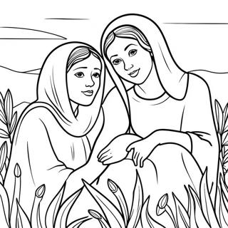 Ruth E Naomi Pagina Da Colorare 125127-59143