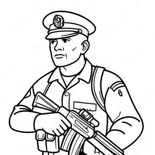 Marinaio Coraggioso In Combattimento Pagina Da Colorare 125208 59215