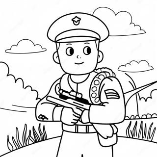 Marinaio Coraggioso In Combattimento Pagina Da Colorare 125208 59216