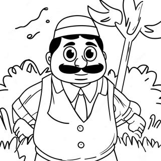 Ombre Inquietanti Di Ciao Vicino Pagina Da Colorare 125234 59239